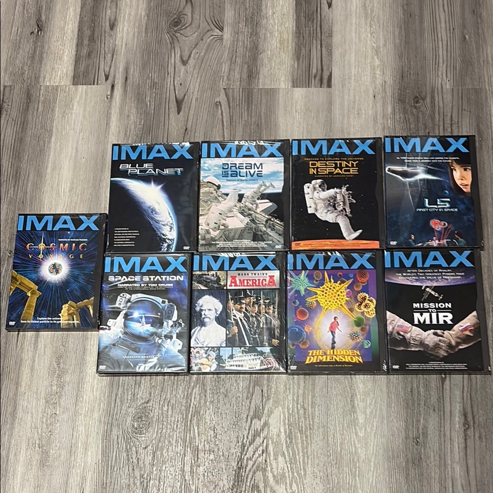 9 Sealed IMAX DVD Bundle